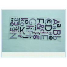 letter puffy sticker for decoration